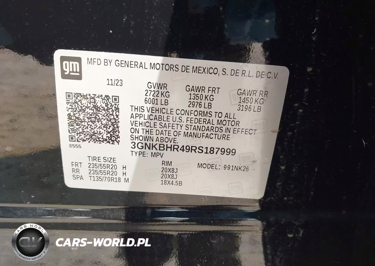 2024 Chevrolet Blazer 2Lt VIN:3GNKBHR49RS187999 - 9