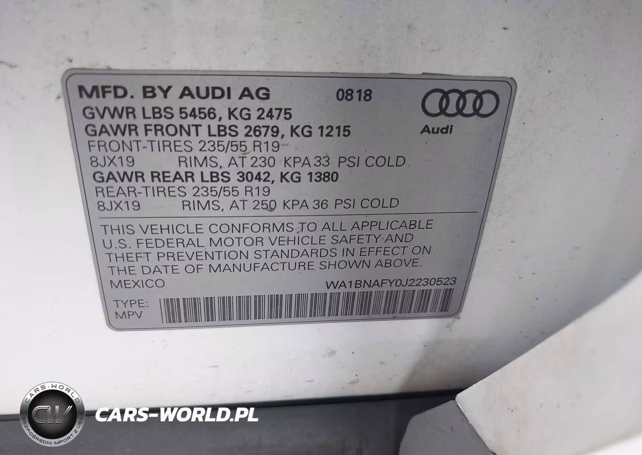 2018 Audi Q5 2.0T Premium-2.0T Tech Premium VIN:WA1BNAFY0J2230523 - 9