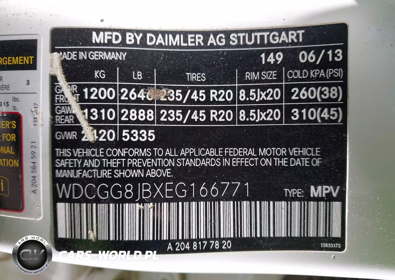 2014 Mercedes-Benz Glk 350 4Matic VIN:WDCGG8JBXEG166771 - 9