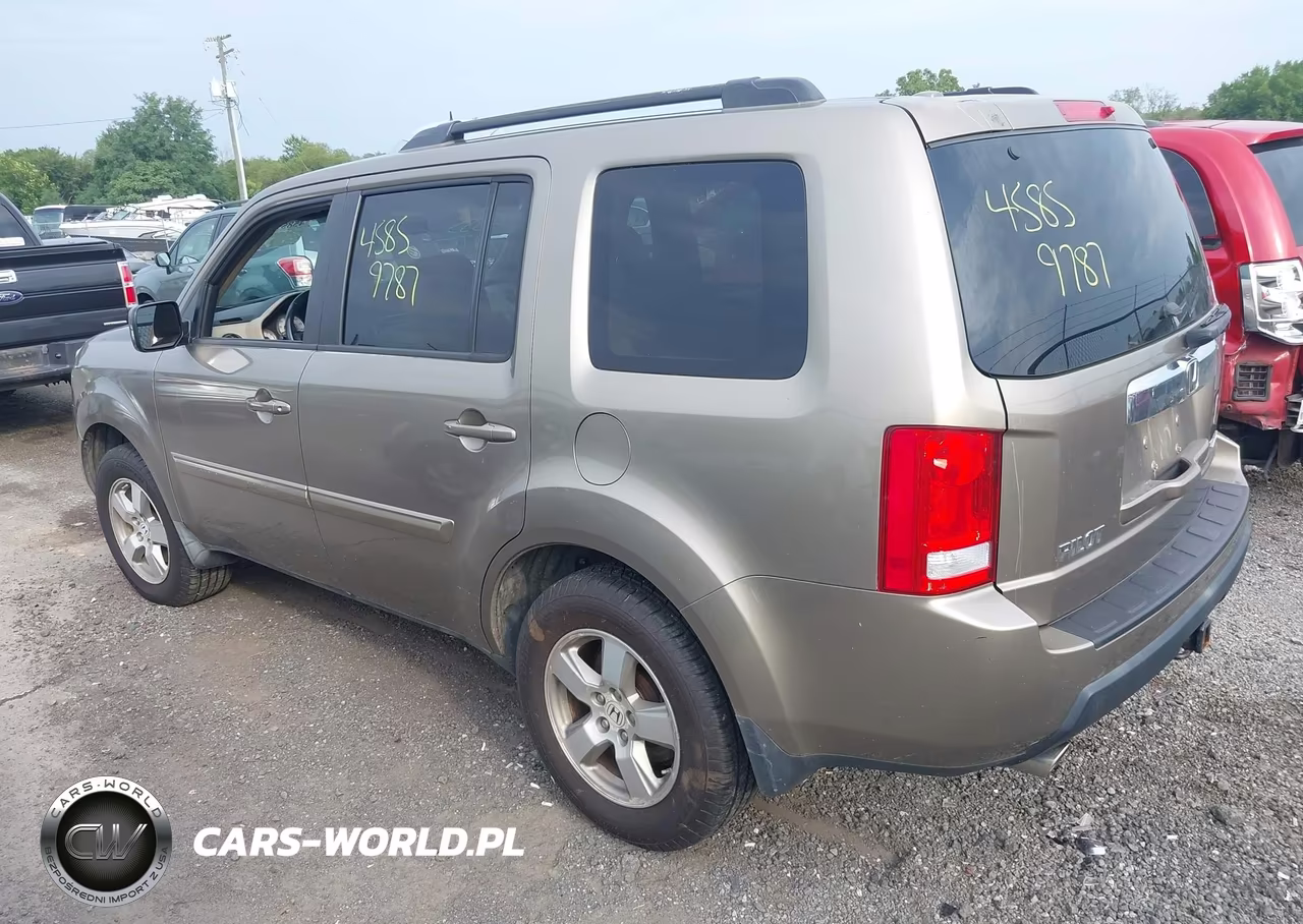 2010 Honda Pilot Ex-L VIN:5FNYF4H60AB024478 - 3