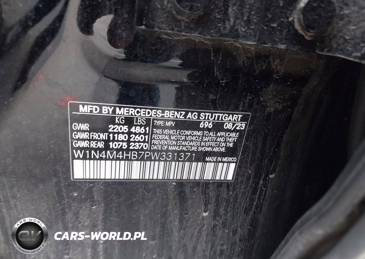 2023 Mercedes-Benz Glb 250 4Matic VIN:W1N4M4HB7PW331371 - 9