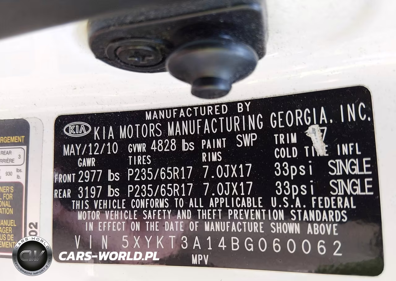 2011 Kia Sorento Lx VIN:5XYKT3A14BG060062 - 9