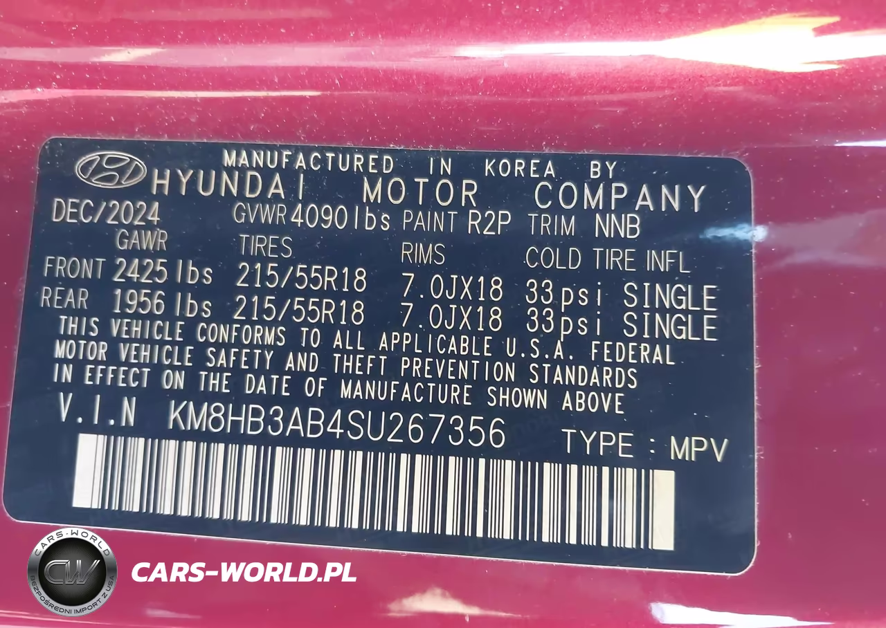 2025 Hyundai Kona Sel VIN:KM8HB3AB4SU267356 - 9
