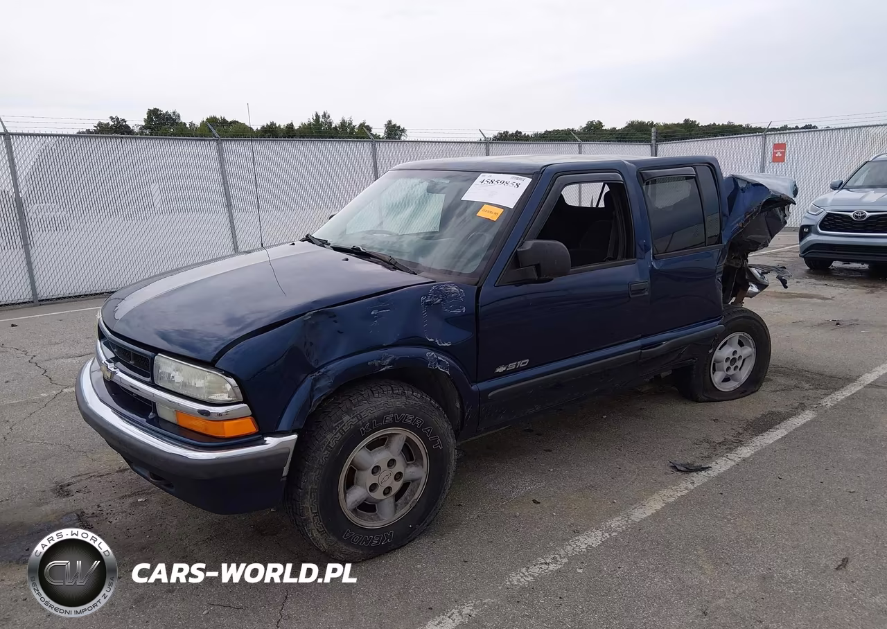 2002 Chevrolet S-10 Ls VIN:1GCDT13W42K102522 - 2