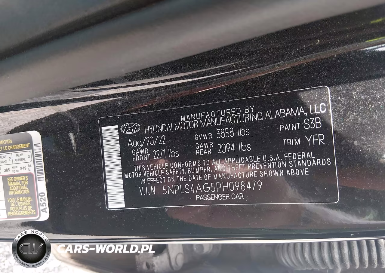 2023 Hyundai Elantra Sel VIN:5NPLS4AG5PH098479 - 9