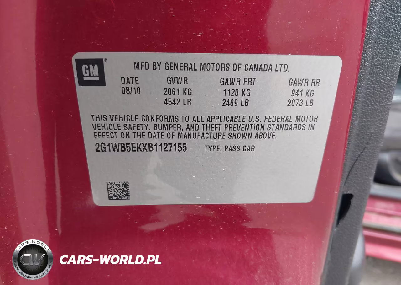 2011 Chevrolet Impala Lt VIN:2G1WB5EKXB1127155 - 9