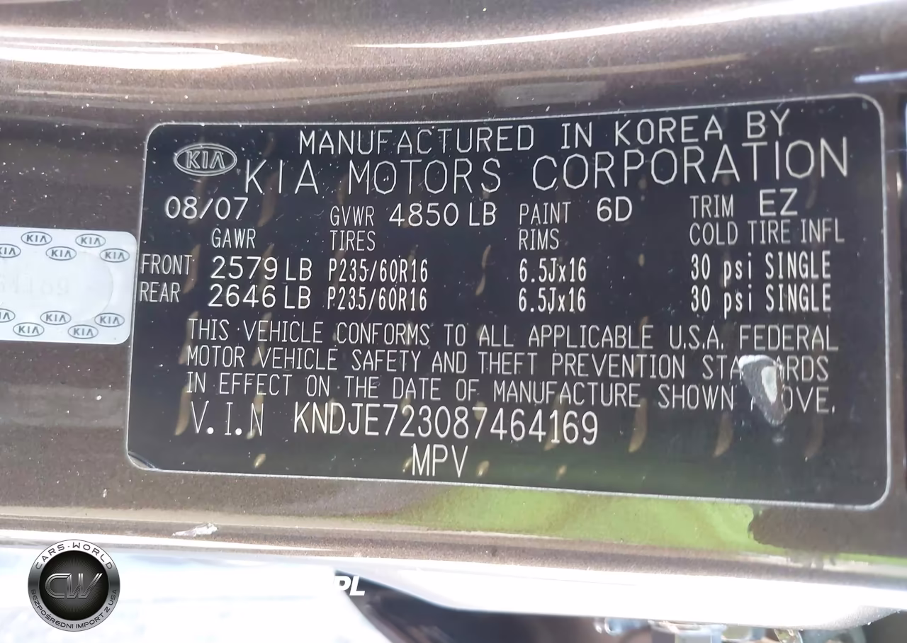 2008 Kia Sportage Lx V6 VIN:KNDJE723087464169 - 9