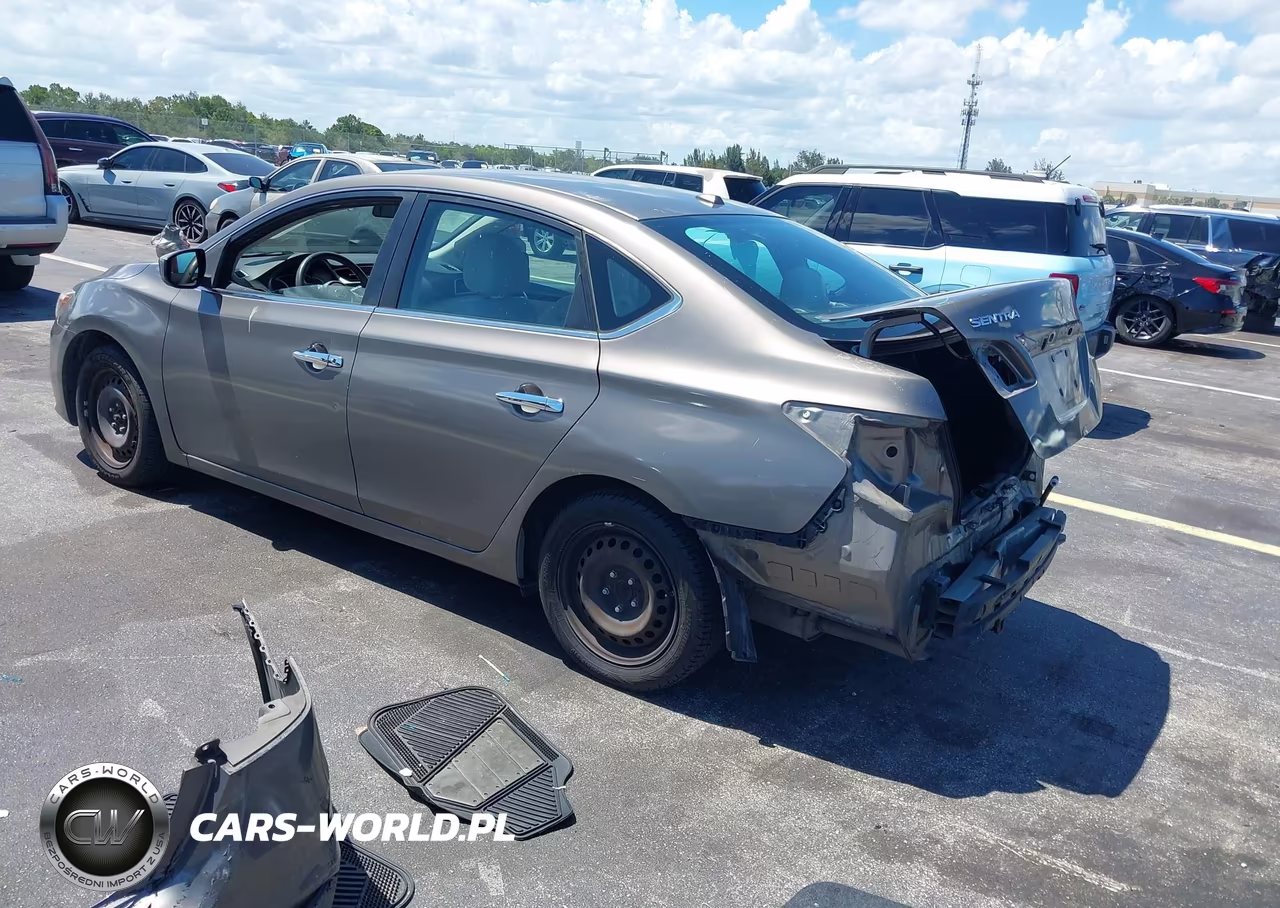 2016 Nissan Sentra Sv VIN:3N1AB7AP9GY250598 - 3