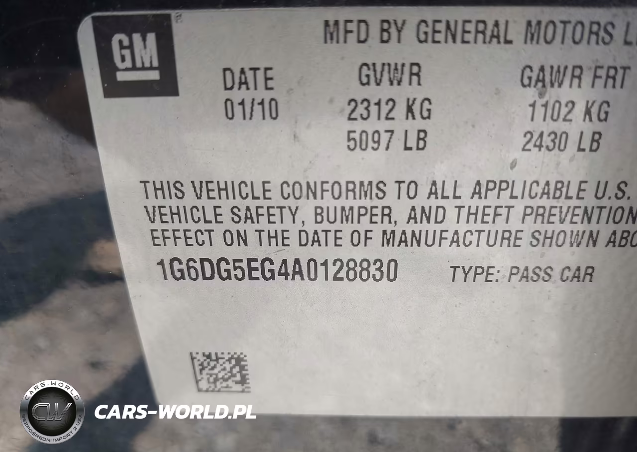 2010 Cadillac Cts Luxury VIN:1G6DG5EG4A0128830 - 9