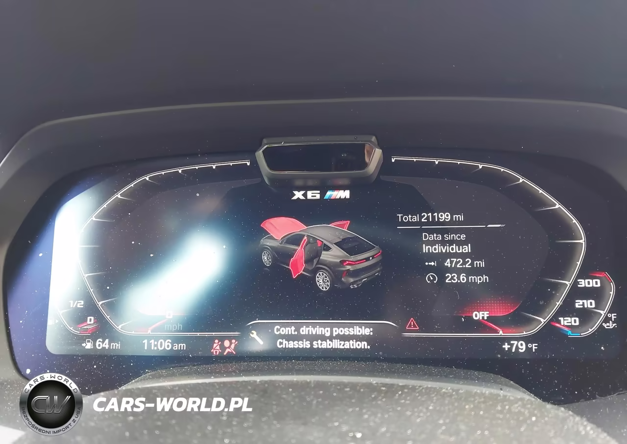 2023 BMW X6 M VIN:5YMCY0C03P9R36144 - 7