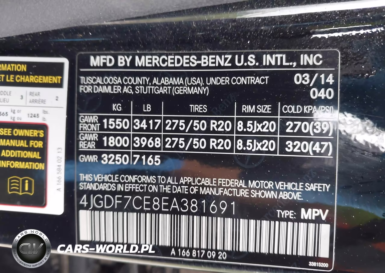 2014 Mercedes-Benz Gl 450 4Matic VIN:4JGDF7CE8EA381691 - 9