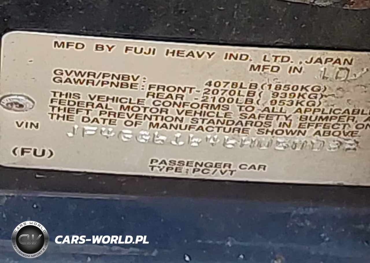 2006 Saab 9-2X 2.5I VIN:JF4GG61646H050032 - 9
