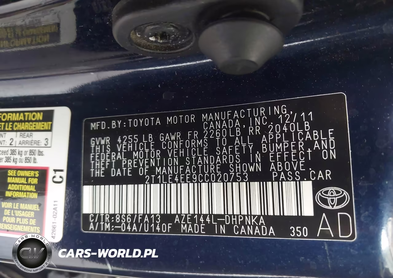 2012 Toyota Corolla Matrix S VIN:2T1LE4EE9CC020753 - 9