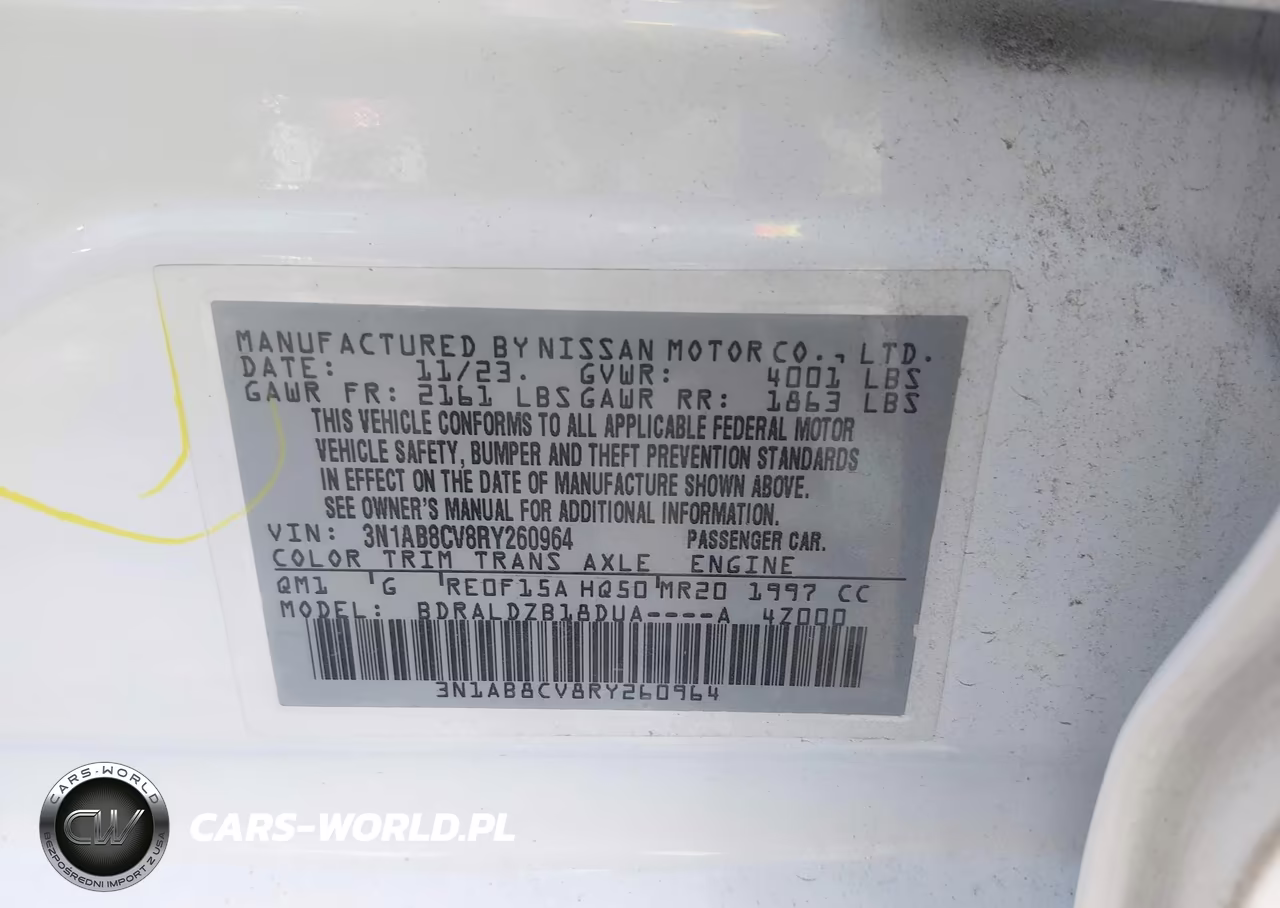 2024 Nissan Sentra Sv Xtronic Cvt VIN:3N1AB8CV8RY260964 - 9