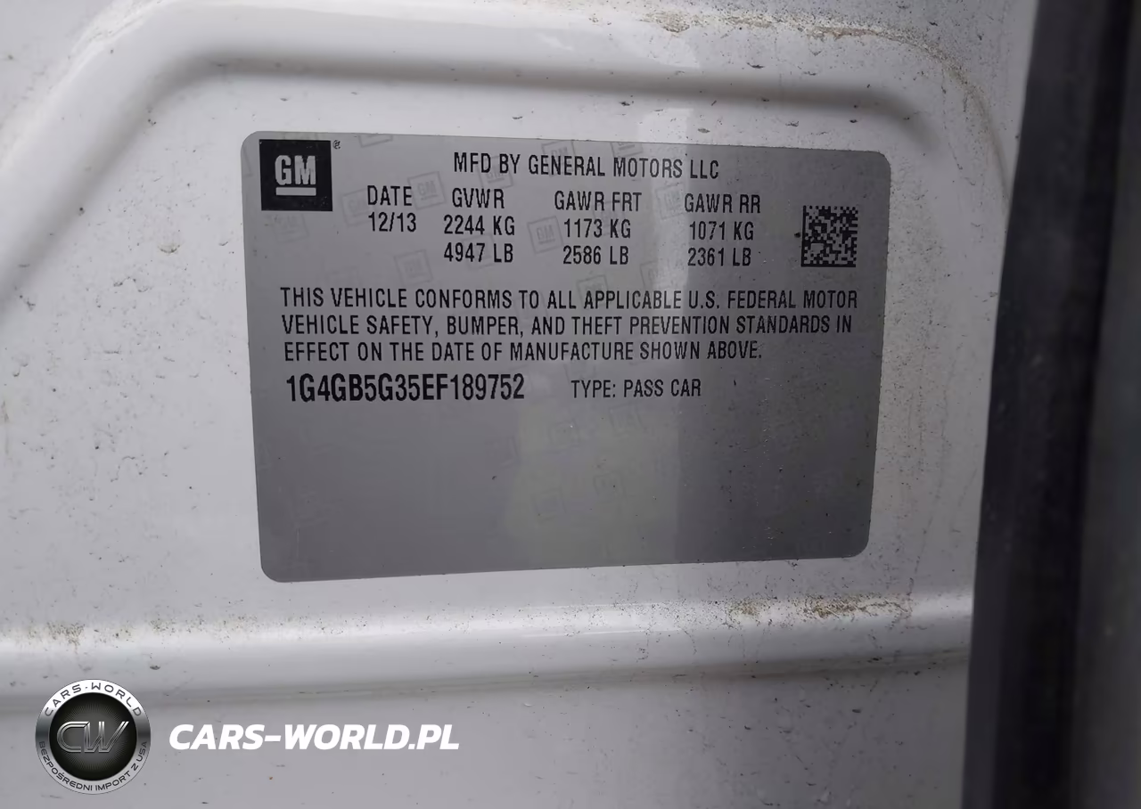 2014 Buick Lacrosse Leather Group VIN:1G4GB5G35EF189752 - 9