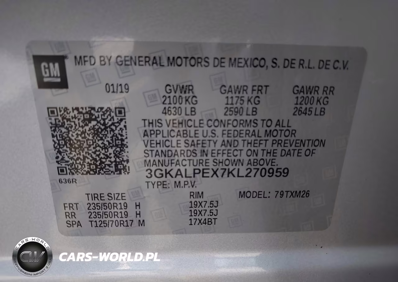 2019 GMC Terrain Slt VIN:3GKALPEX7KL270959 - 9
