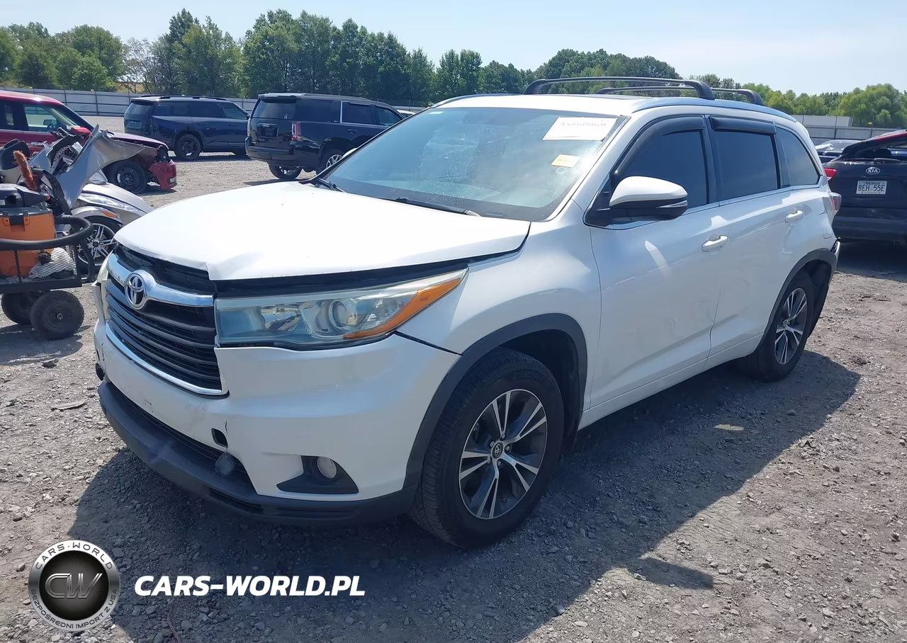 2016 Toyota Highlander Xle V6 VIN:5TDKKRFH5GS158832 - 2