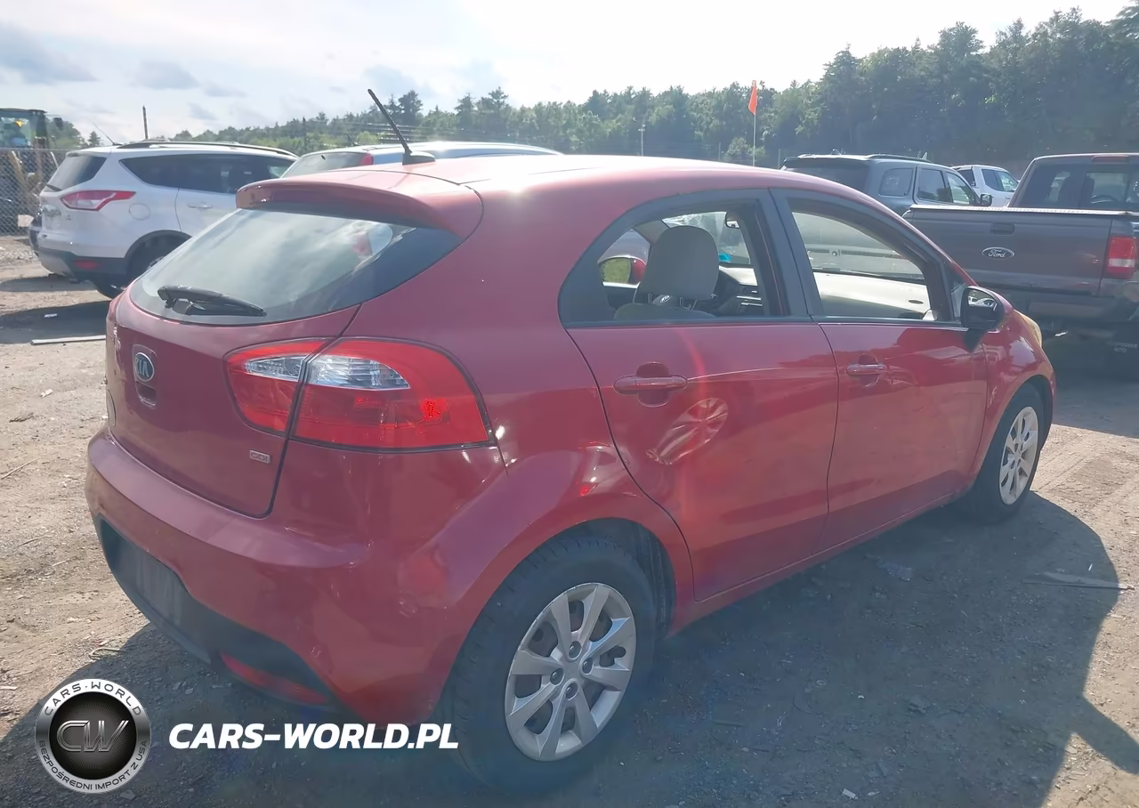 2013 Kia Rio Lx VIN:KNADM5A38D6213208 - 4