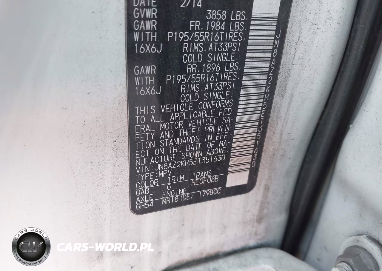 2014 Nissan Cube 1.8 Sl VIN:JN8AZ2KR5ET351630 - 9