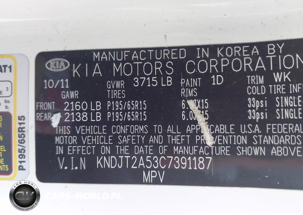 2012 Kia Soul VIN:KNDJT2A53C7391187 - 9