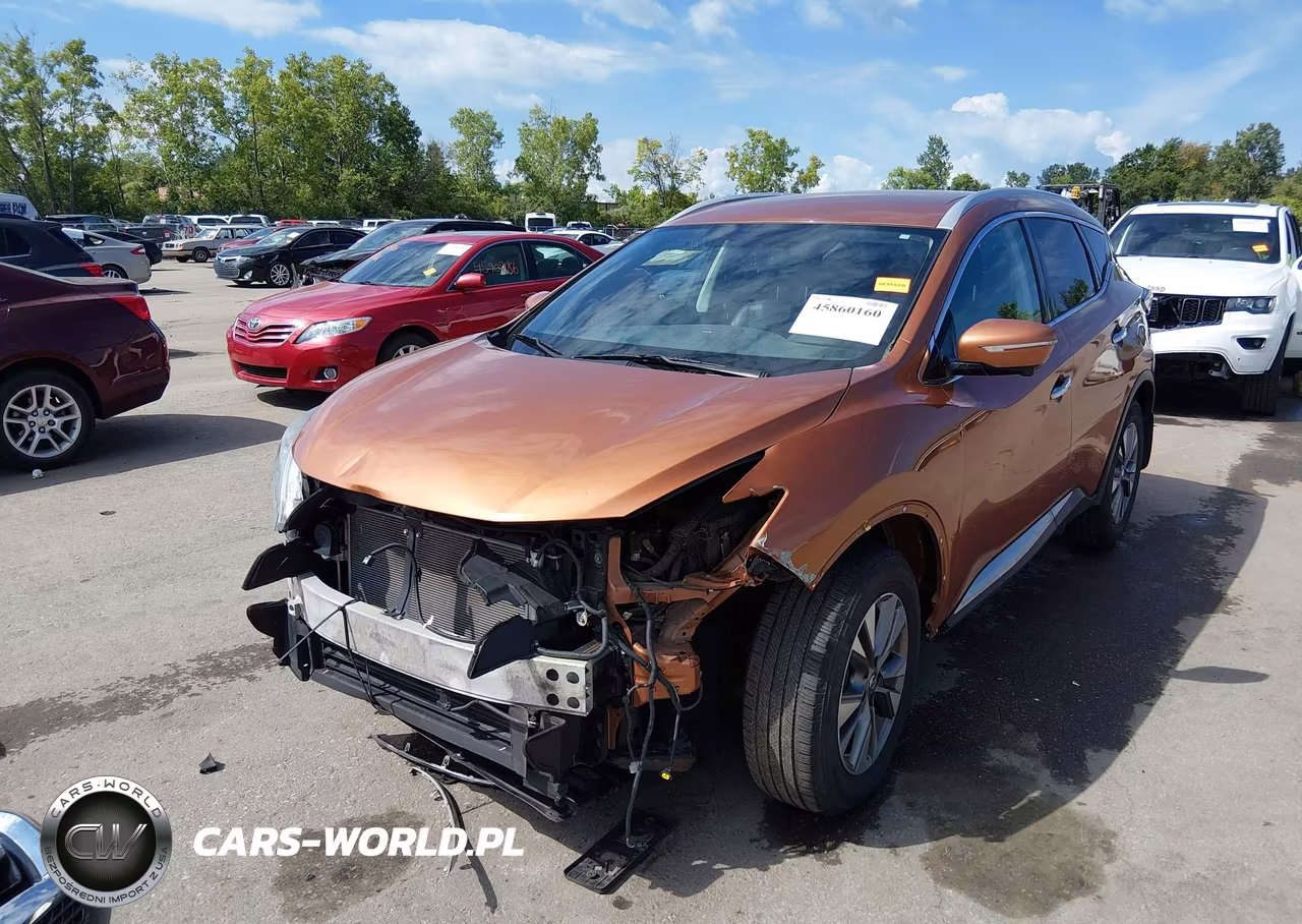 2015 Nissan Murano Sl VIN:5N1AZ2MH5FN227178 - 2
