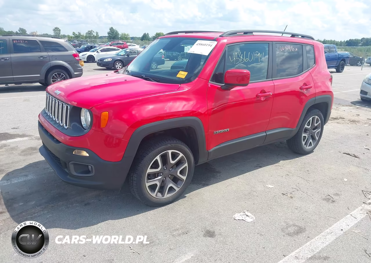 2016 Jeep Renegade Latitude VIN:ZACCJBBT4GPD70336 - 2