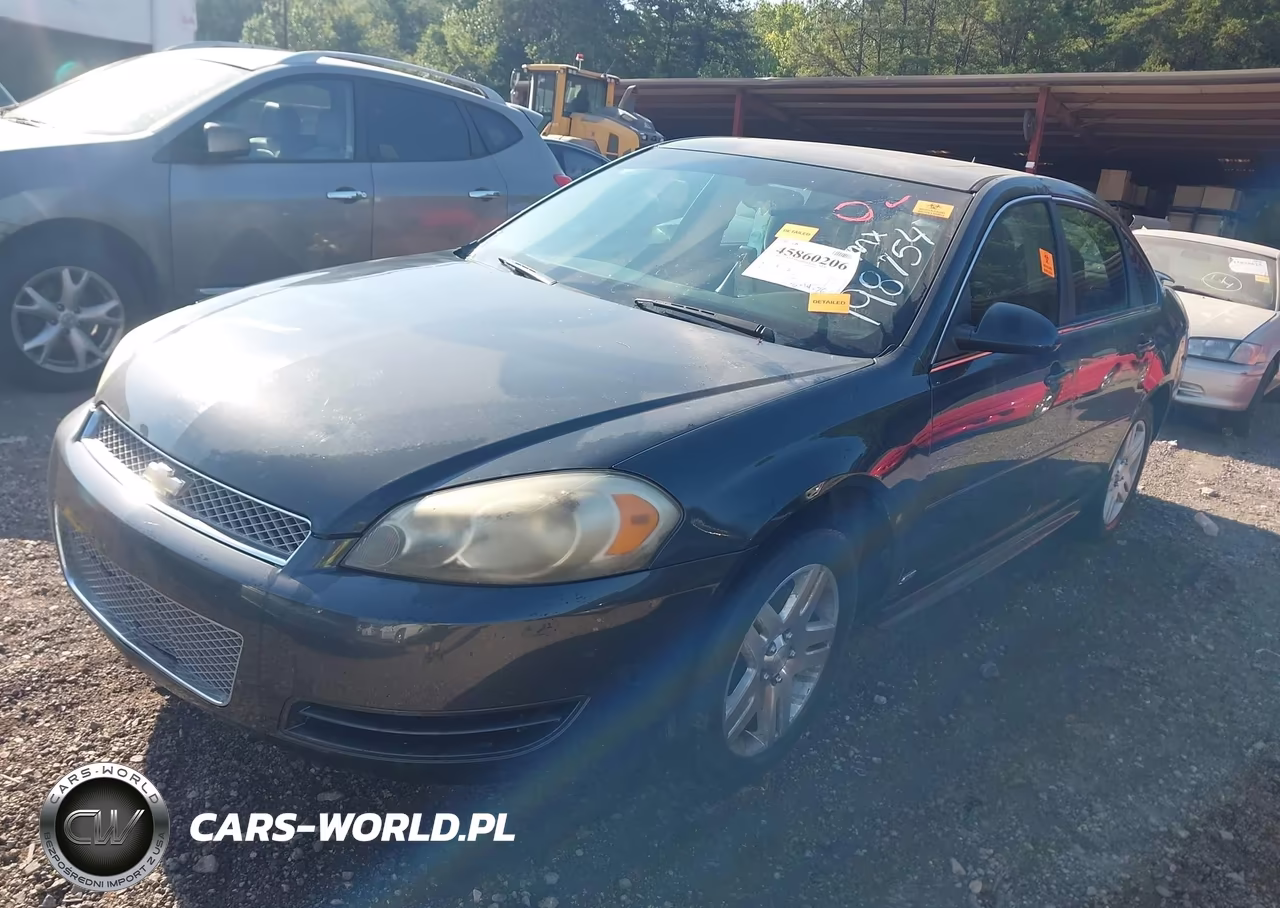 2013 Chevrolet Impala Lt VIN:2G1WG5E36D1198754 - 2