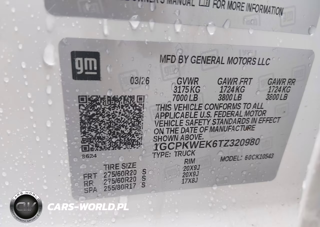 2026 Chevrolet Silverado 1500 4Wd Short Bed Rst VIN:1GCPKWEK6TZ320980 - 9