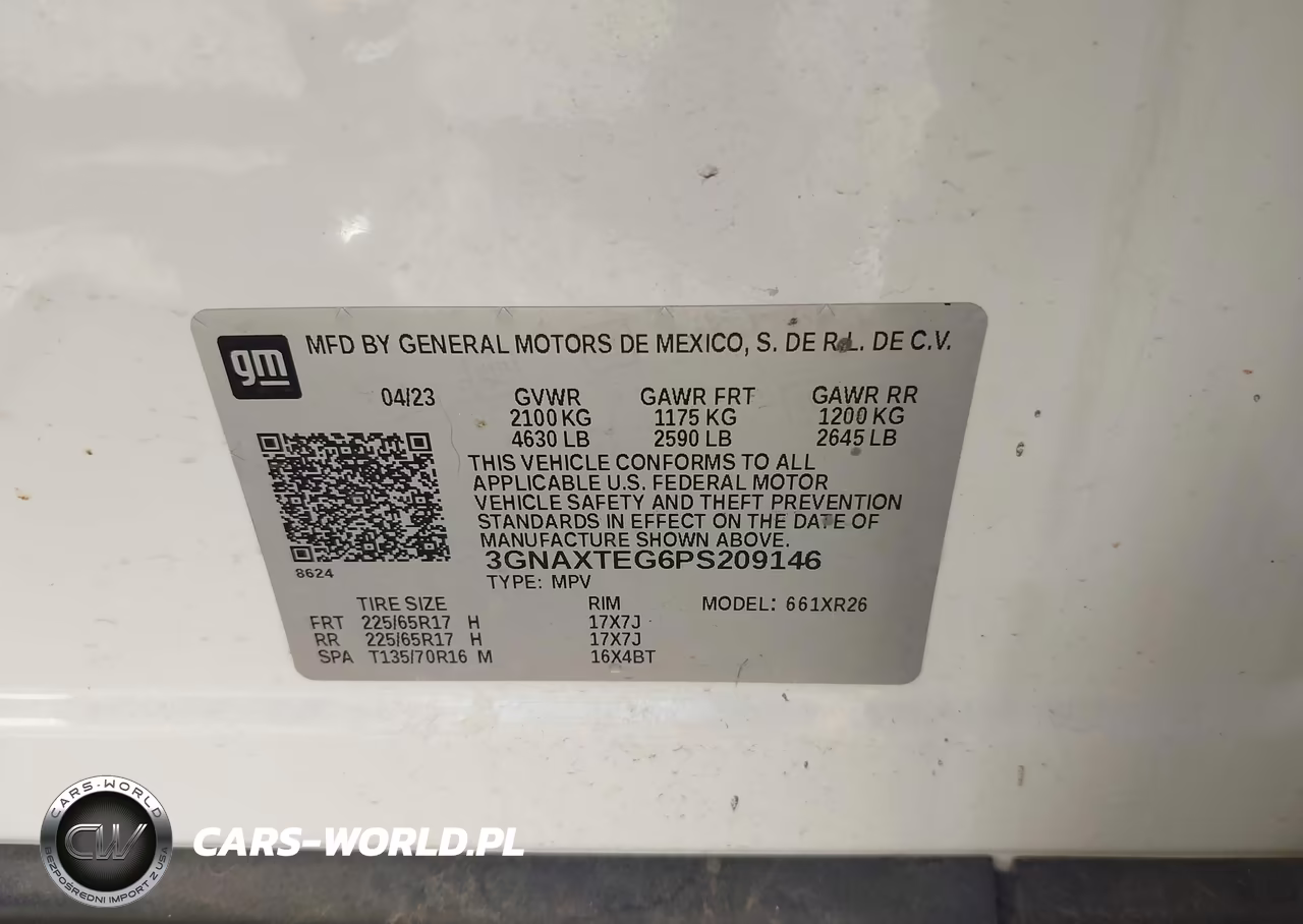 2023 Chevrolet Equinox Awd 2Fl VIN:3GNAXTEG6PS209146 - 9