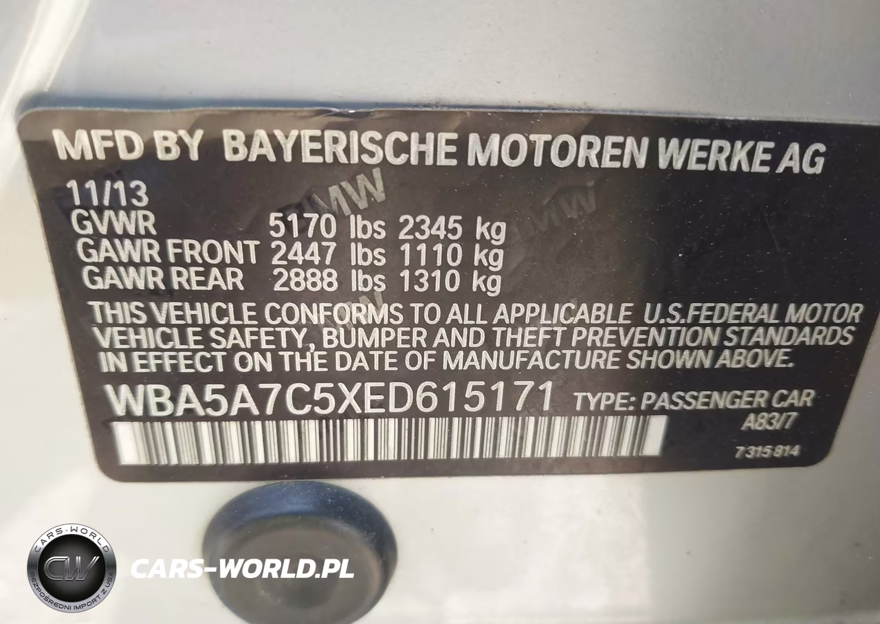 2014 BMW 528I xDrive VIN:WBA5A7C5XED615171 - 9