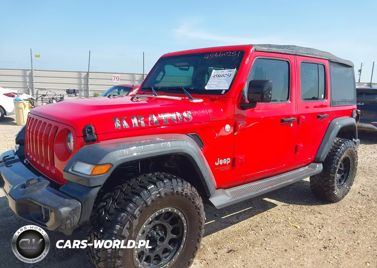 2019 Jeep Wrangler Unlimited Sport 4X4 VIN:1C4HJXDG3KW504168 - 2