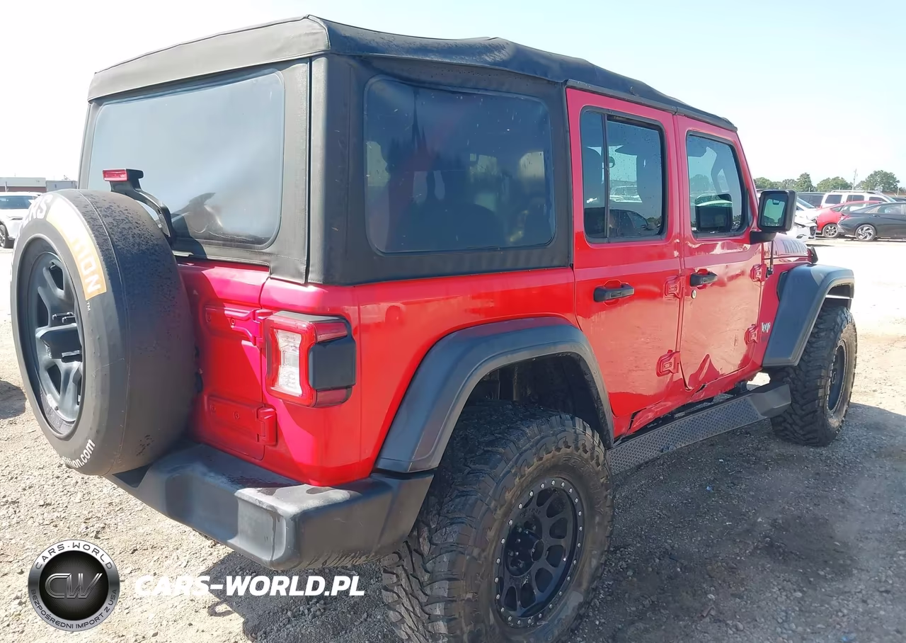 2019 Jeep Wrangler Unlimited Sport 4X4 VIN:1C4HJXDG3KW504168 - 4
