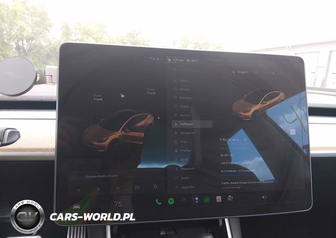 2019 Tesla Model 3 Long Range-Performance VIN:5YJ3E1EB7KF209593 - 17