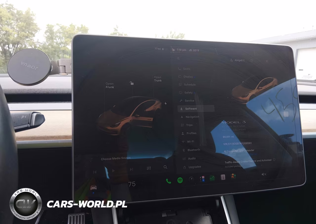 2019 Tesla Model 3 Long Range-Performance VIN:5YJ3E1EB7KF209593 - 7