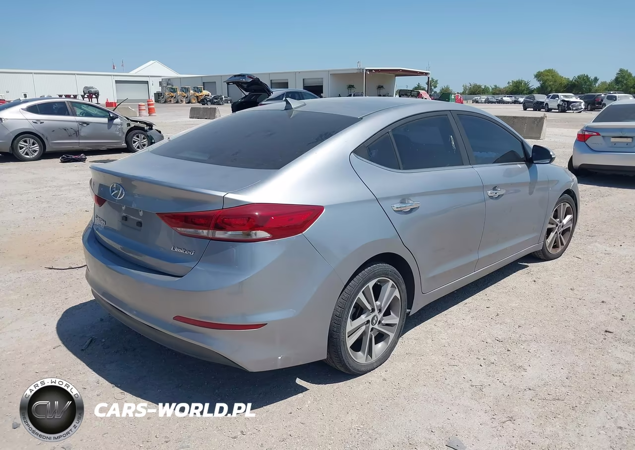 2017 Hyundai Elantra Limited VIN:5NPD84LF5HH087734 - 4