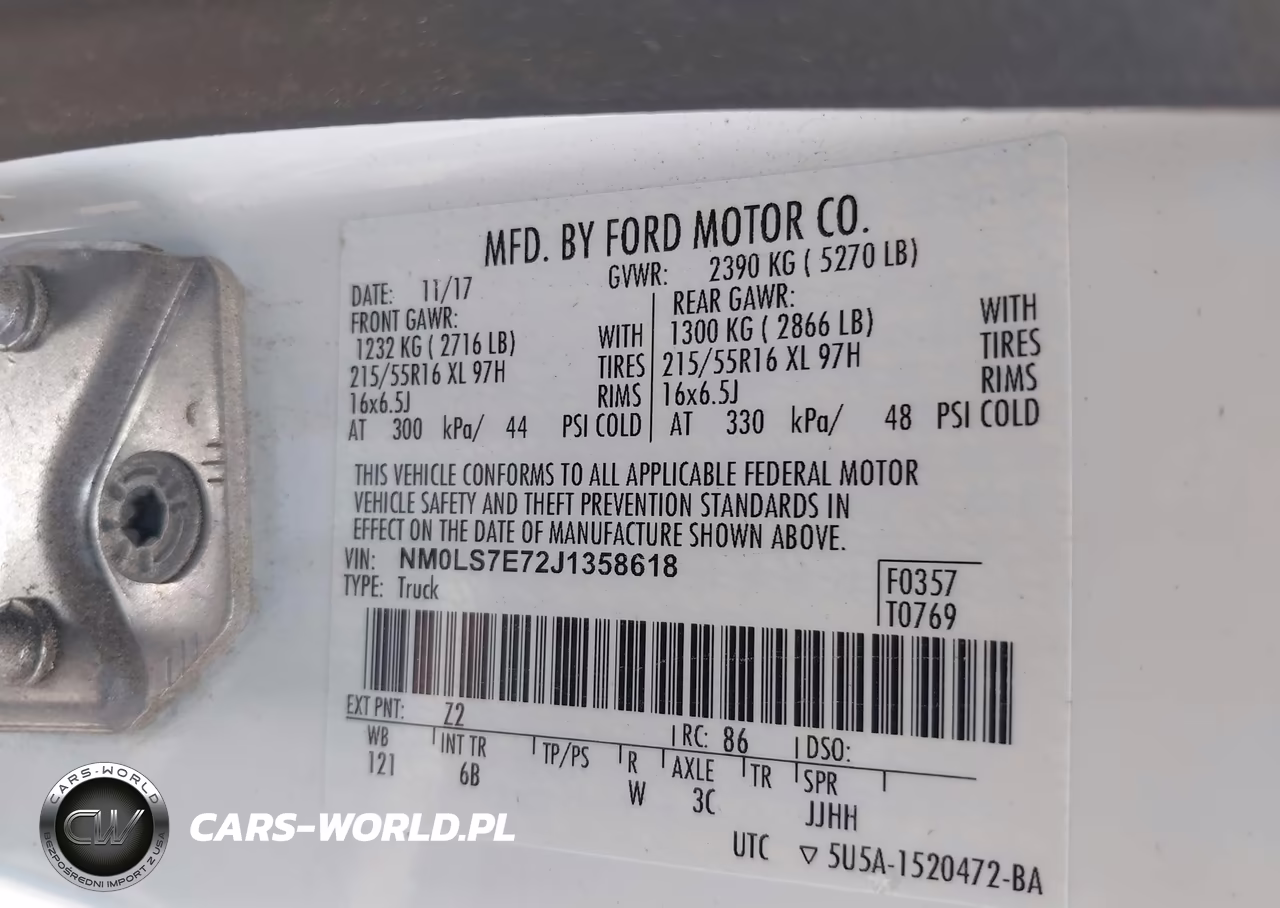 2018 Ford Transit Connect Xl Delivery Van VIN:NM0LS7E72J1358618 - 9