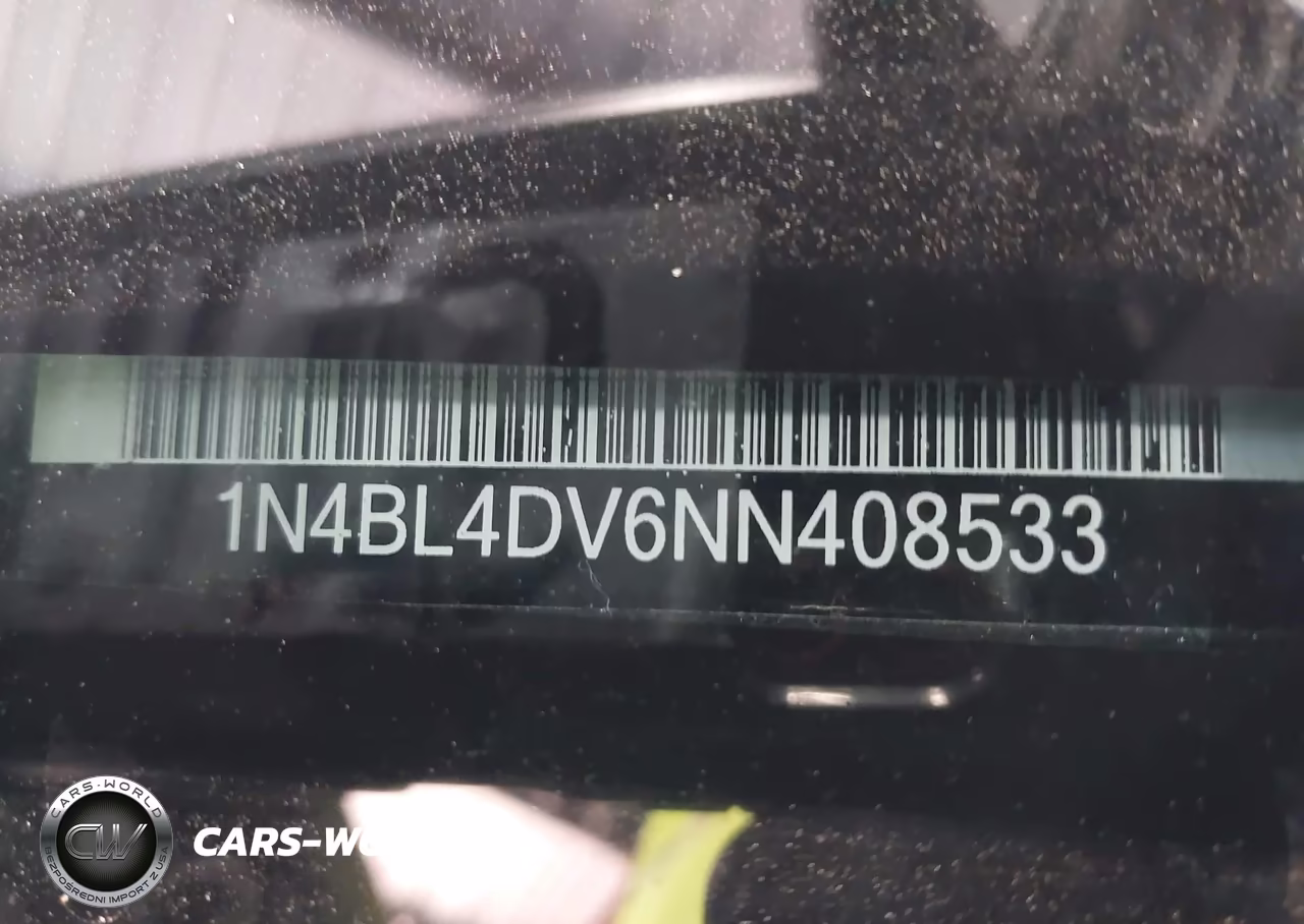 2022 Nissan Altima Sv Fwd VIN:1N4BL4DV6NN408533 - 9