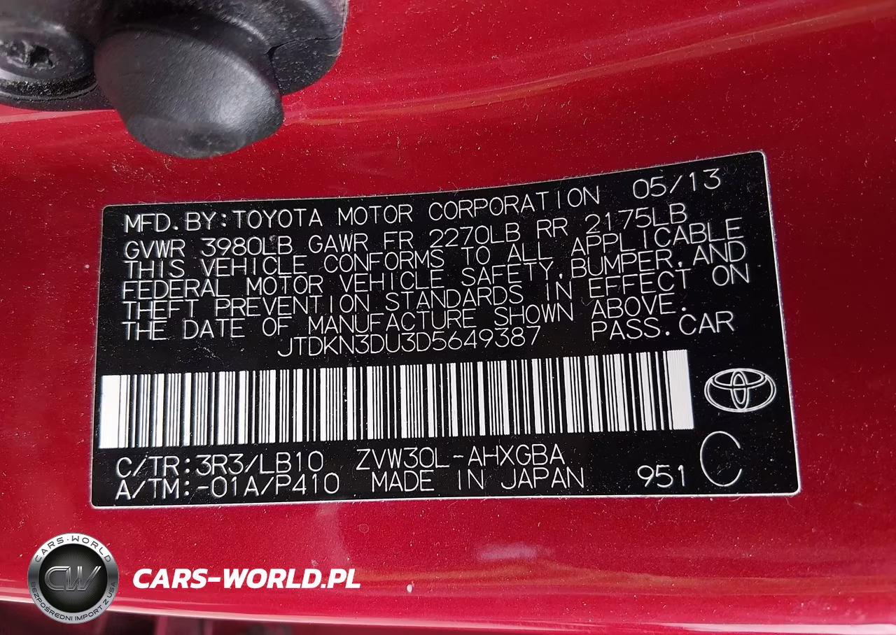 2013 Toyota Prius Four VIN:JTDKN3DU3D5649387 - 9