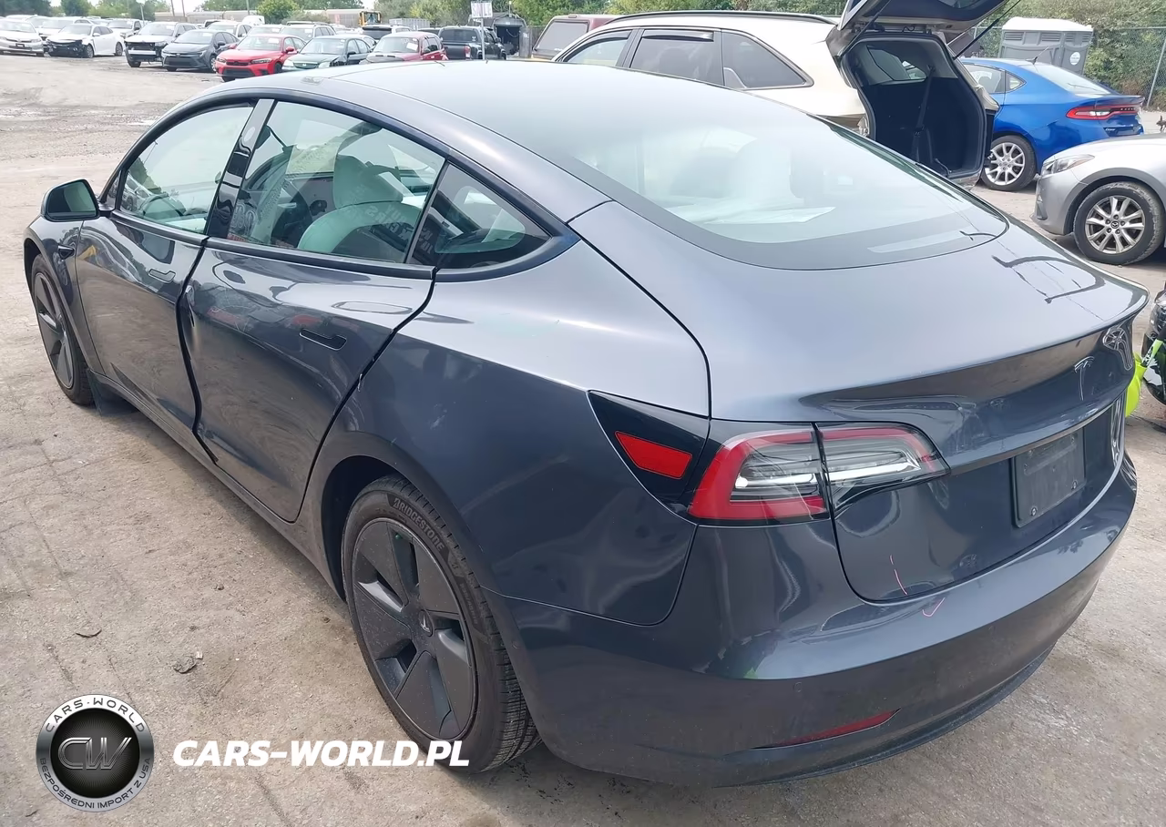 2021 Tesla Model 3 Standard Range Plus Rear-Wheel Drive VIN:5YJ3E1EA0MF063791 - 3