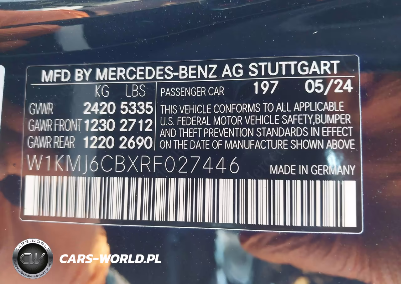 2024 Mercedes-Benz Amg Cle 53 VIN:W1KMJ6CBXRF027446 - 9