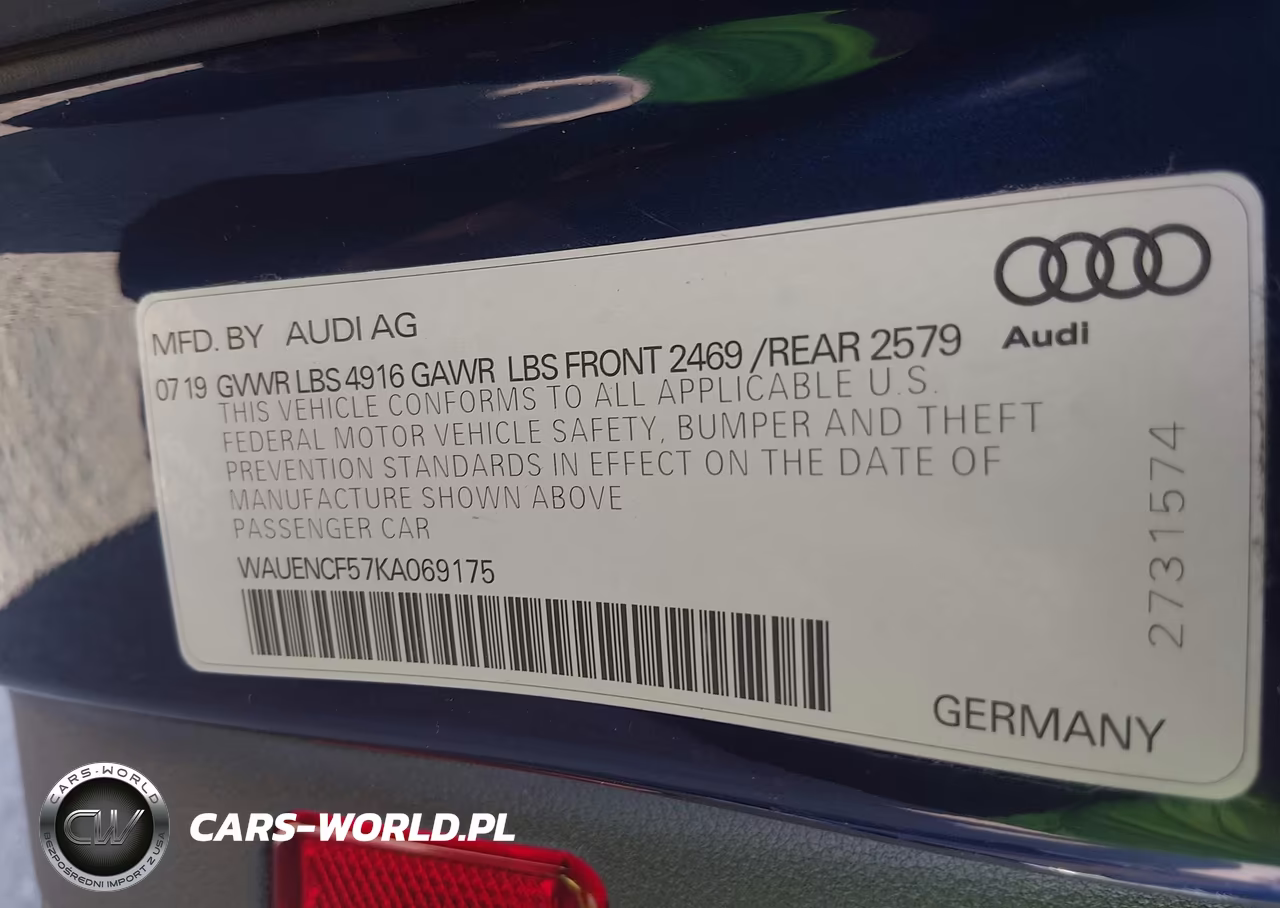 2019 Audi A5 45 Premium VIN:WAUENCF57KA069175 - 18