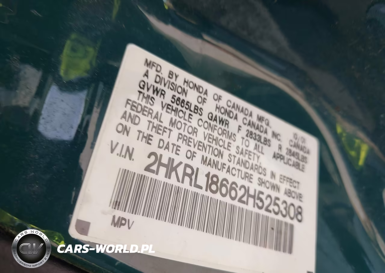 2002 Honda Odyssey Ex VIN:2HKRL18662H525308 - 9