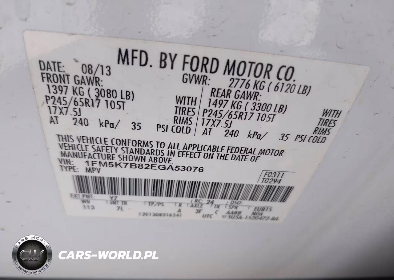 2014 Ford Explorer VIN:1FM5K7B82EGA53076 - 9