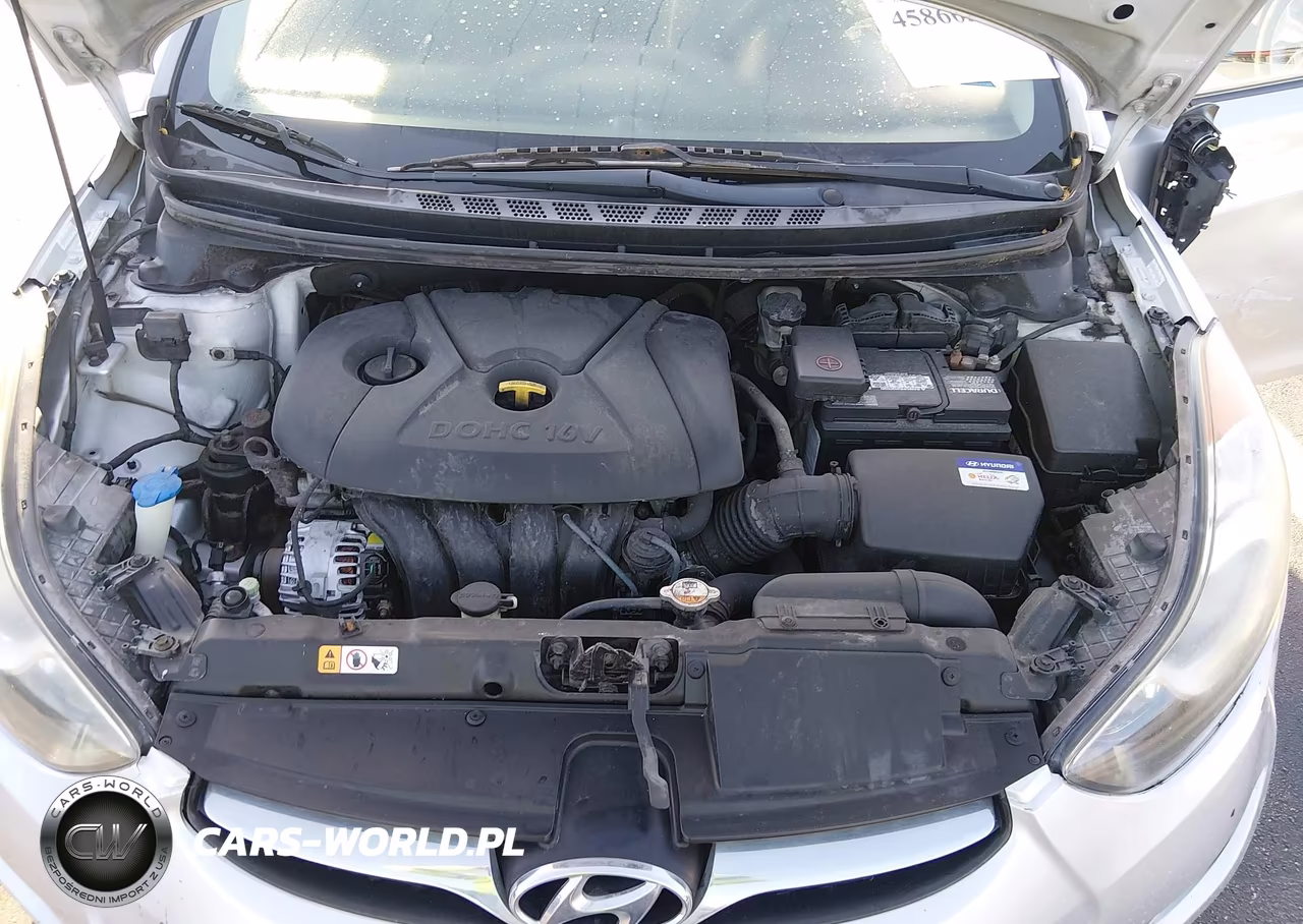 2012 Hyundai Elantra Gls (Ulsan Plant) VIN:KMHDH4AEXCU453904 - 10