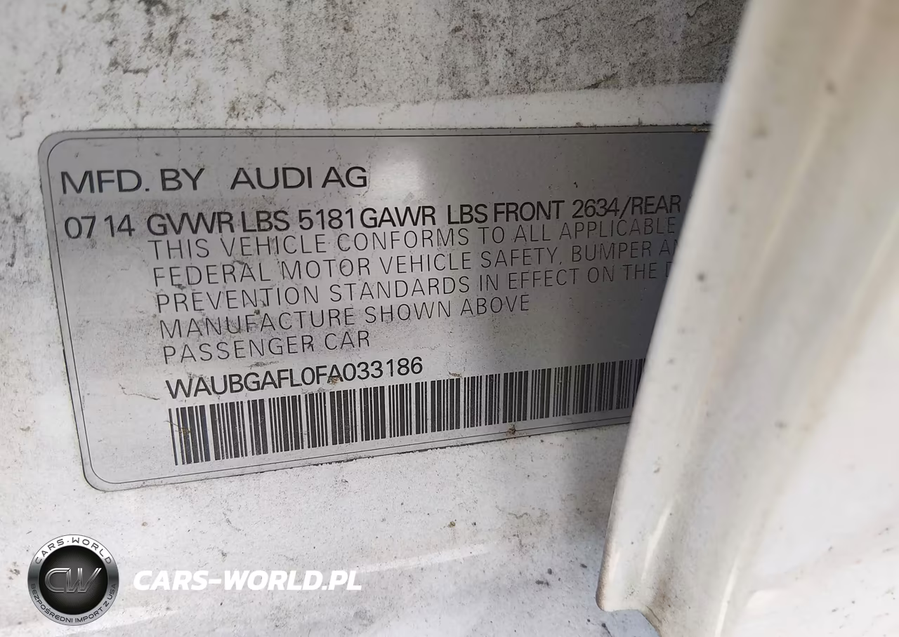 2015 Audi S4 3.0T Premium Plus VIN:WAUBGAFL0FA033186 - 9