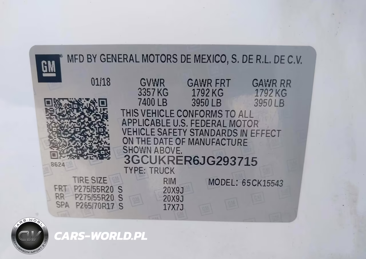 2018 Chevrolet Silverado 1500 1Lt VIN:3GCUKRER6JG293715 - 9