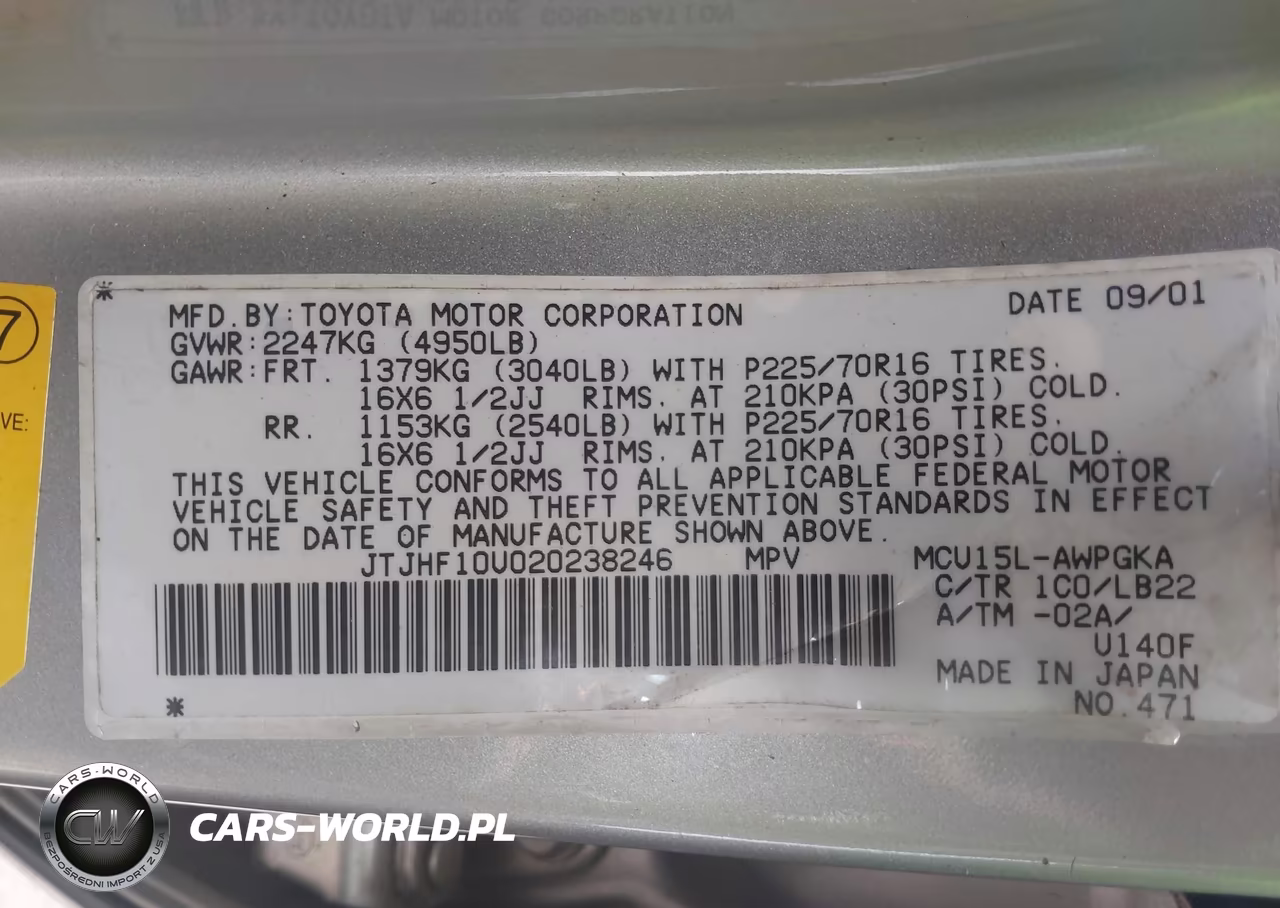 2002 Lexus Rx 300 VIN:JTJHF10U020238246 - 9