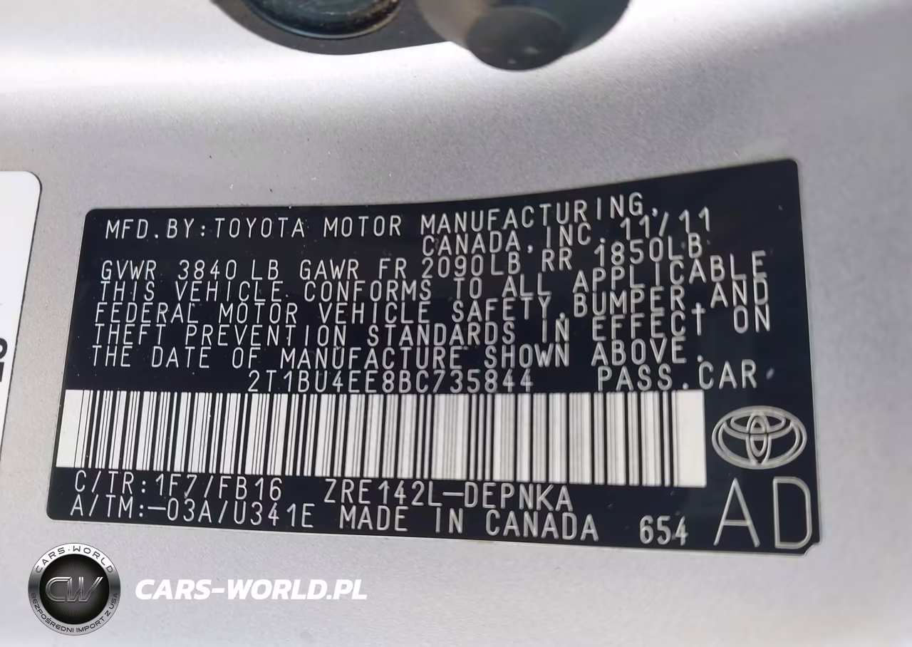 2011 Toyota Corolla Le VIN:2T1BU4EE8BC735844 - 9