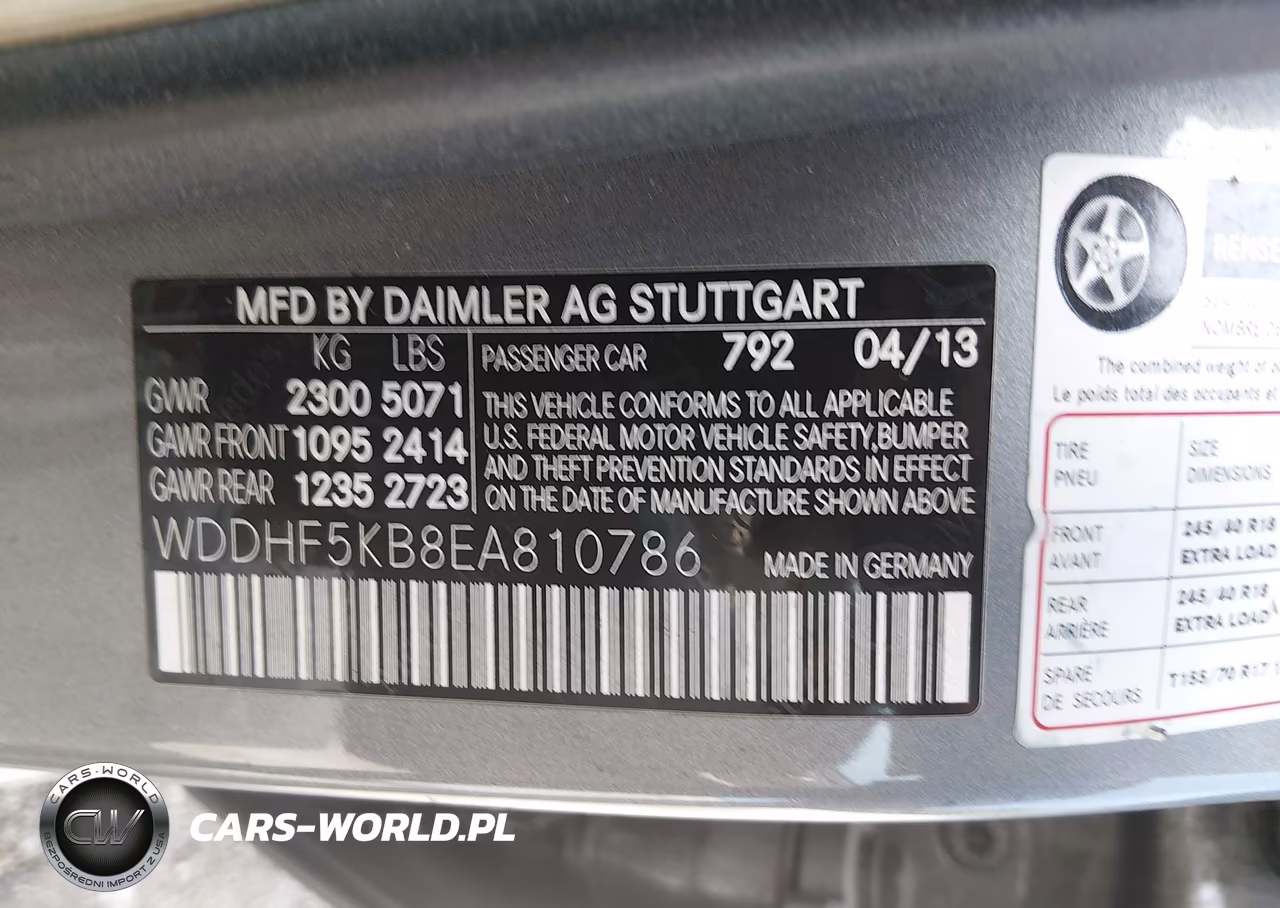 2014 Mercedes-Benz E 350 VIN:WDDHF5KB8EA810786 - 9