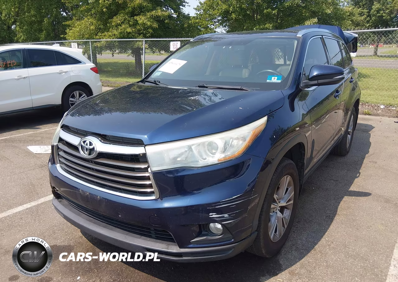 2015 Toyota Highlander Xle V6 VIN:5TDJKRFH3FS126102 - 6